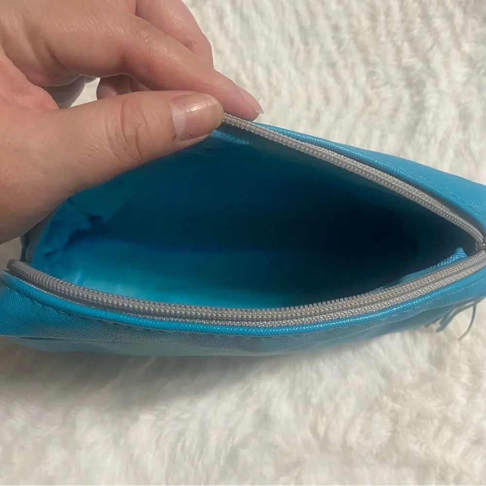 Tula Sky Blue Cosmetic Case with Tassel